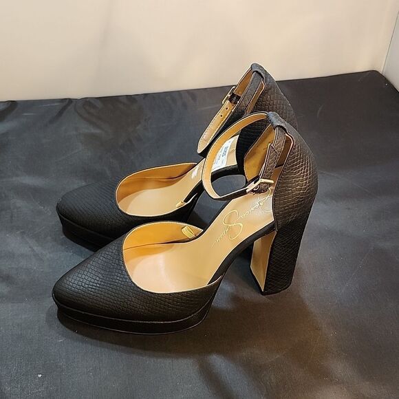 BRAND NEW JESSICA SIMPSON STEPHAN CROCODILE STILETTOS SANDAL - Picture 6 of 16